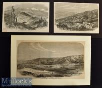 India and Punjab– Three Original Engravings to include Abbotabad one of our Sanitariums in the