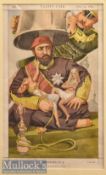 Abdul Aziz (1830-1876) Vanity Fair Colour Print was the Sultan of The Ottoman Empire^ mounted