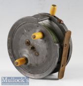 Dingley Silex style alloy casting reel made for Haynes Cork: 4