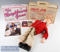 Jolly Jim 'The Ventriloquist Doll'‘ in good overall condition^ with original box^ together with ‘The