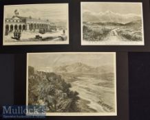 India & Punjab – Jummoo Cashmire Three original engravings made during the visit of the Prince of