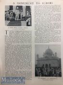 India & Punjab – Opening of Saragarhi Gurdwara fine vintage full page original newspaper article