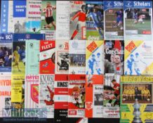 Mixed Selection of Non-League FA Cup football programmes from 1960s onwards including 63 Enfield v