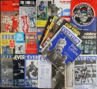 Selection of Everton match programmes FAC semi-finals, 1971 Liverpool, 1977 Liverpool, 1979