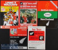 1983 British & I Lions in NZ Rugby Package (6): All 4 tests plus the programmes for the clashes at
