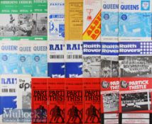 Selection of 1970s Scottish football programmes includes Celtic, Hibernian, Kilmarnock, Clyde,