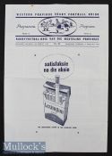 Scarce 1962 British Lions in S Africa Test Rugby Programme: 3rd Test at Cape Town, August 4th. Large