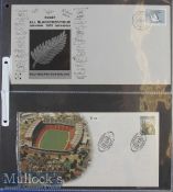 1976-1991 Rugby Commemorative/First Day Covers (11): From S Africa, 1976 the All Blacks Tour; 1977