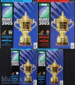 2003 Rugby World Cup Final etc Programmes (4): Iconic moments recalled, England’s final victory over