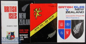 1966 British & I Lions Test Programmes in N Zealand (3): Only missing the first test of the