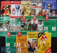 WRU Cup Final Rugby Programmes (15): Great run from 1989-2005 lacking only 1991 & 2004. All at