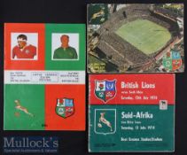 1974 Invincible British and I Lions Test Programmes in S Africa (3): The big, colourful issues for