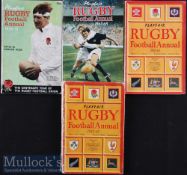 Quartet of Playfair Rugby Annuals (4): Issues of this popular compact annual for 1959-60, 1962-63,
