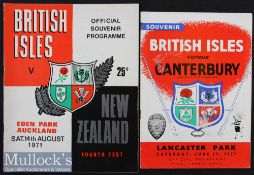 1971 British and I Lions Programmes in N Zealand (2): Drawn series-clinching fourth test at Auckland