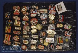 Selection of Manchester Utd modern enamel pin badges, all different and dedicated to individual
