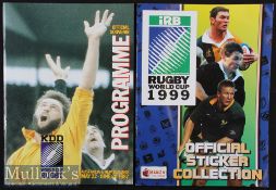 RWC 1987 and 1999 Rugby Pair (2): The large, bold, desirable overall issue for the group stages of
