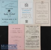 1949-1960 Selection of Club Rugby Programmes (5): Nice nap hand from a wide variety of clubs: Stroud