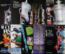 Selection of FA Cup Finals from 1960 onwards consisting of 40 different football programmes
