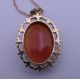 A 9 ct gold framed cameo brooch and a 9 ct gold framed cameo pendant on a 9 ct gold chain. - Image 4 of 5