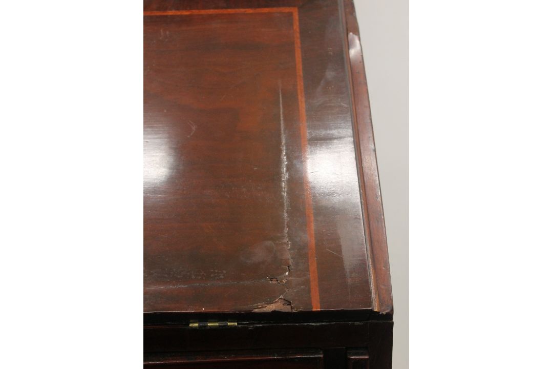 A 19th century mahogany bureau bookcase. 210 cm high x 112 cm wide. - Image 2 of 5
