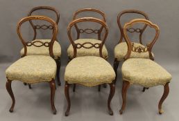 A quantity of various Victorian chairs.