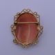 A 9 ct gold framed cameo brooch and a 9 ct gold framed cameo pendant on a 9 ct gold chain. - Image 2 of 5