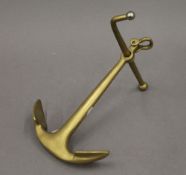 An anchor desk ornament. 20 cm long.