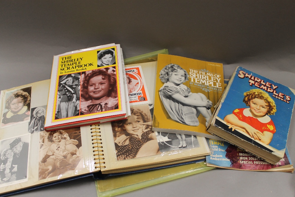 A collection of Shirley Temple memorabilia