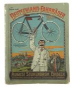 Warenkatalog August Stukenbrok, Einbeck 1907, Katalog mit zahlr. Abb., u.a. Fahrräder,