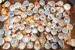 Approximately 70 novelty figural animal egg cups, mainly Japanese / foreign lustre