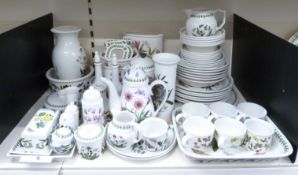A collection of Portmeirion Botanic Garden dinner, table and decorative ware including vases,