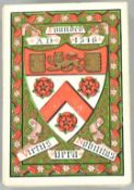 Goodall London pack of playing cards with double ended court cards and Trinity College Cambridge