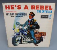 The Crystals - He's A Rebel (HAU8120) record and cover appear Ex, slight discolouration to rear