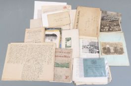 A collection of ephemera and photographs relating to East Twerton School near Bath, mostly early