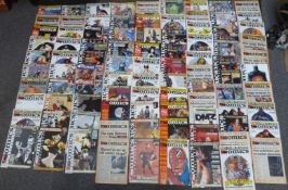 One-hundred-and-sixty volumes of Comics International magazine.