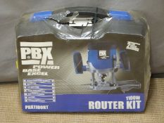 PBX Power Base Excel 1100w routor kit, unused