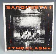 The Clash - Sandinista! (FSLN1) with insert; also The Undertones - The Undertones, Hypnotised and