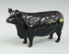 Beswick Aberdeen Angus bull for the Aberdeen Angus Society, H10.5cm