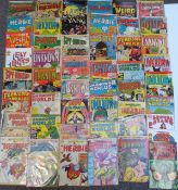 Forty-nine ACG comics including Unknown Worlds, Adventures Into The Unknown, Herbie, Forbidden