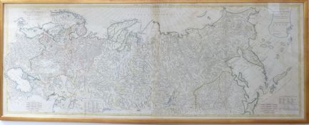 Robert Sayor 18thC Map of the Whole Russian Empire by Robert Sayer, no53 Fleet St, March 1772 with