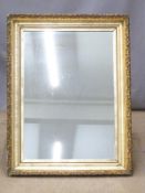 A gilt framed mirror, 66 x 87cm
