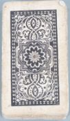 Bologna, Italy pack of Cucu playing cards with folded edges and patterned backs