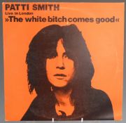 Patti Smith - The White Bitch Comes Good, double album with plain red labels also Horses (