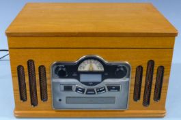 Scott and Co retro style music centre, with instruction manual