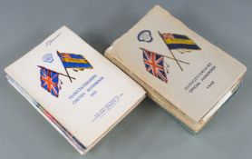 Gloucestershire British Legion Official Handbooks for 1935-36 Jubilee Edition, with others from