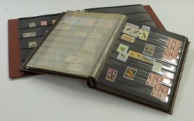 Two stockbooks of New Zealand stamps, Victoria - QEII