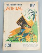 The Straits Times Annual for 1937 with articles on Singapore, Wild Flowers of Malaya, Malay Bird