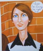 Stella Vine (1969-) signed limited edition (13/200) print 'Ellinor 2nd Wedding', dated 2014, 18.5