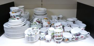 A collection of Portmeirion Botanic Garden and Pomona pattern dinner, tea and tableware