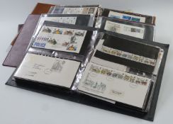 Four albums of GB first day covers
